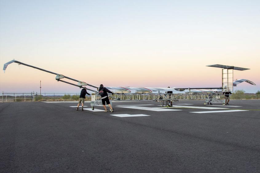 The Zephyr High Altitude Platform Station (HAPS) has successfully completed a new test flight campaign in Arizona, U.S.A. (Photo: Airbus Defence and Space)