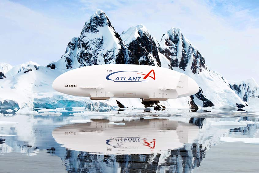 The ATLANT 300 will be able to carry 165 tonnes for 2,000km. 