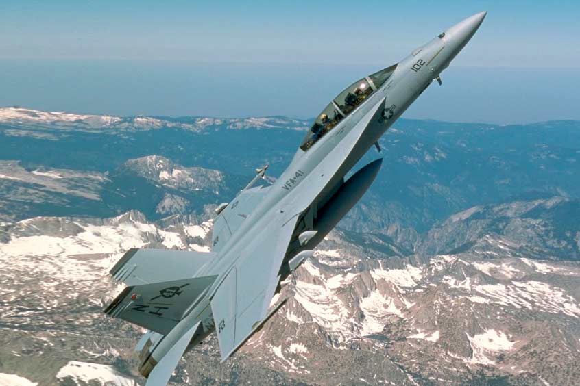 The capable F/A-18.