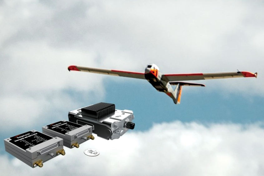 Sagetech Avionics and American Aerospace have signed a memorandum of understanding to integrate a detect and avoid system on the AiRanger unmanned aircraft.(Photo: Sagetech Avionics)
