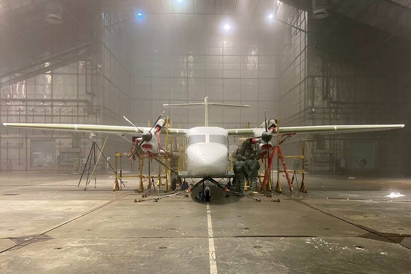 The Cessna SkyCourier begins certification flight tests. (Photo: Textron Aviation)