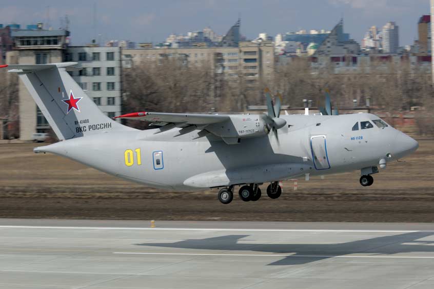 Il-112V Russian military transport aircraft continues flight test program. (Photo: UAC)