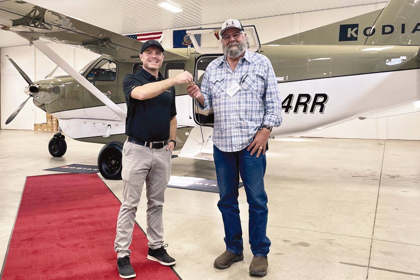 Daher marked the launch of the first Kodiak 100 Series III with delivery to Rick and Adam Ross in Sandpoint, Idaho.