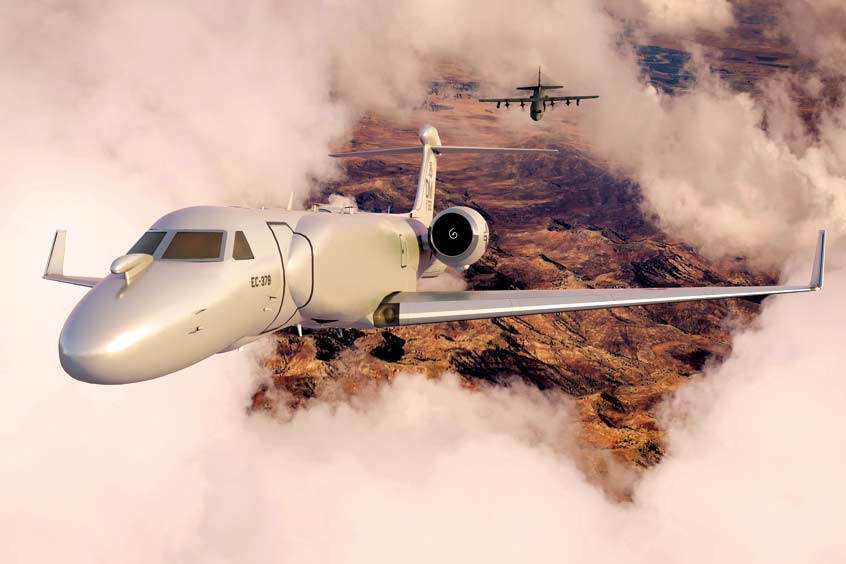 Teams from BAE Systems and the U.S. Air Force conducted tests of SABER on 11 flights of an EC-130H, paving the way for a critical software upgrade to the EC-37B Compass Call.