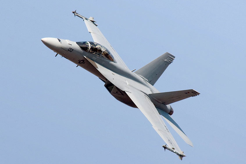 Air Industries Group manufactures landing gear components for the F-18 fighter aircraft. (Photo: Boeing)
