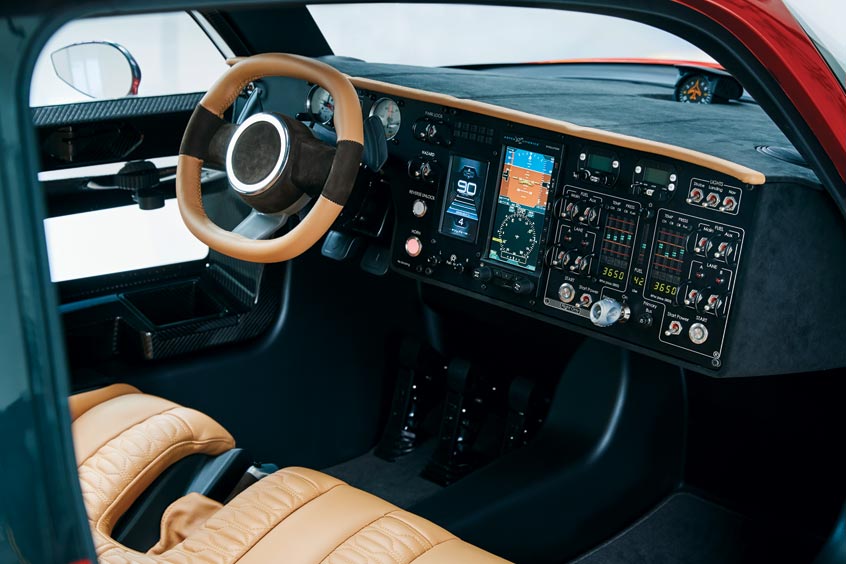 The Evolution 1000 primary flight display included in the PAL-V Liberty. (Photo: Aspen Avionics)