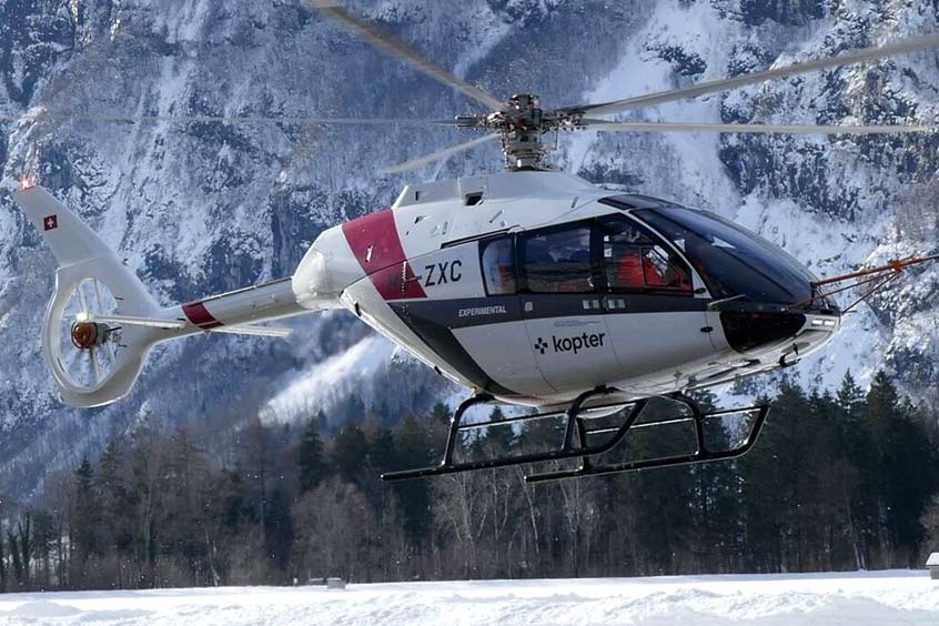 The SH09 is rebranded as AW09, part of Leonardo’s helicopter portfolio. (Photo: Kopter Group)