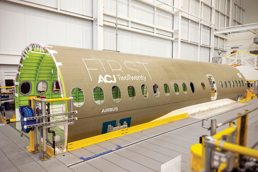 First ACJTwoTwenty. (Photo: Airbus)