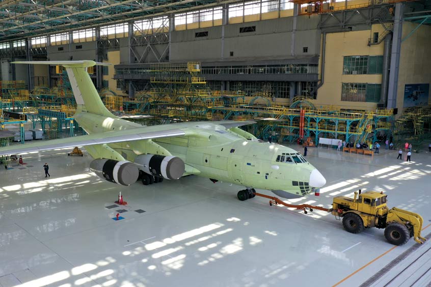 The IL-76MD-90A is submitted for testing. 