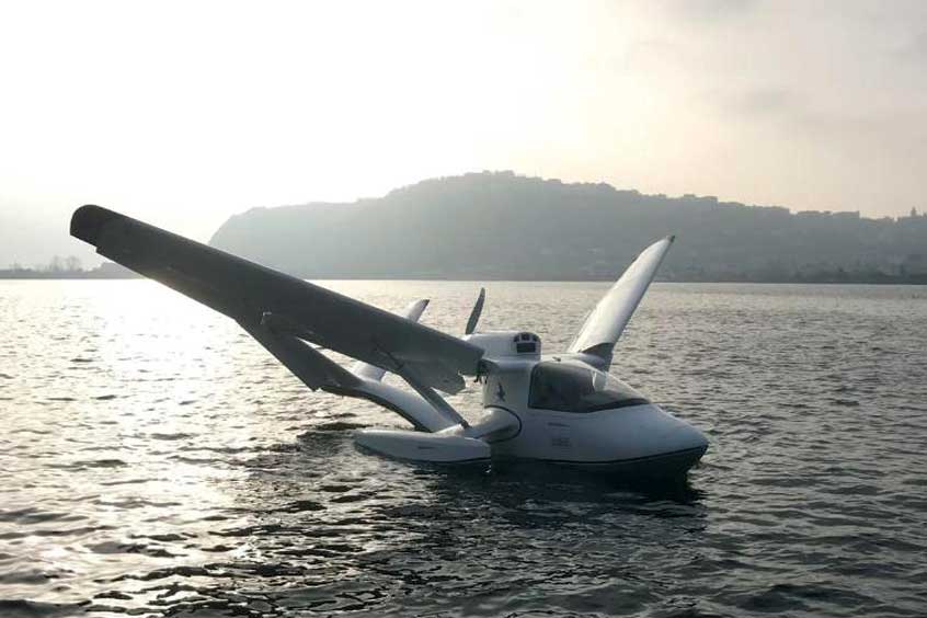 Solvay will supply composites, adhesives and technical support for NOVOTECH’s hybrid seaplane, Seagull. (Photo: NOVOTECH)