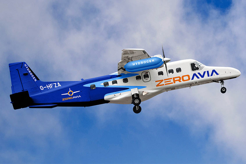 ZeroAvia is developing a 600KW hydrogen-electric powertrain to power a 19-seater aircraft as part of the HyFlyer II project. (Photo: ZeroAvia)