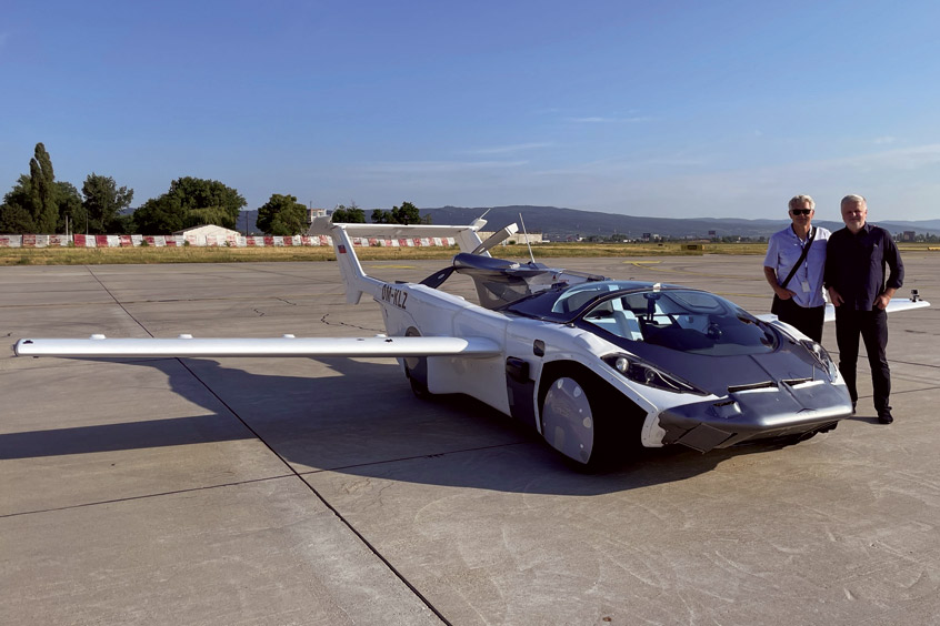 Klein Vision's patent protected AirCar - the dual-mode car-aircraft vehicle. (Photo: Klein Vision)