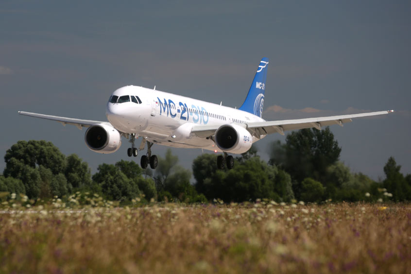 Russian PD-14 engines power the MC-21-310.