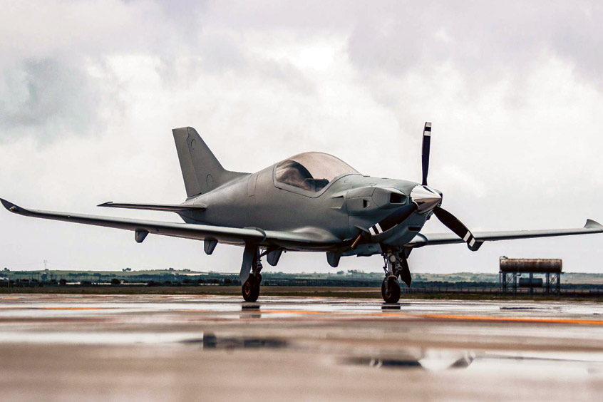 The Italian aircraft manufacturer, Blackshape, officially enters the US market and flies to Oshkosh Air Show where its new BK160 trainer will make its debut.