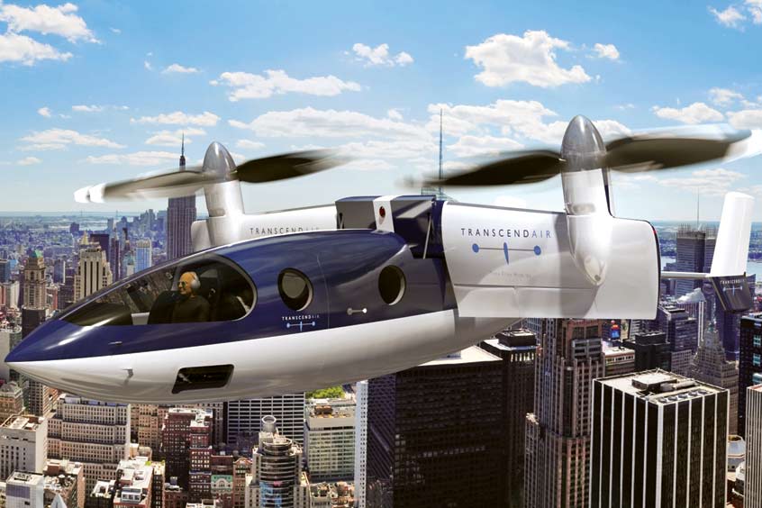 Kaman has been selected to manufacture Transcend’s Vy 400 (HSVTOL) aircraft. (Photo: Transcend)