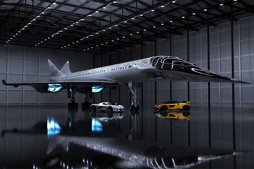 Leap Aerospace EON-1 supersonic aircraft. (Photo: Leap Aerospace)