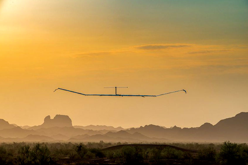 Airbus Zephyr S lands after completing a series of test flights in the US.