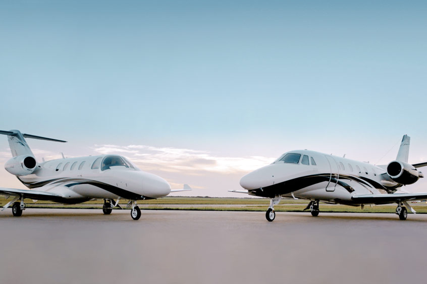 The next generation Cessna Citation M2 Gen2and Cessna Citation XLS Gen2 business jets.