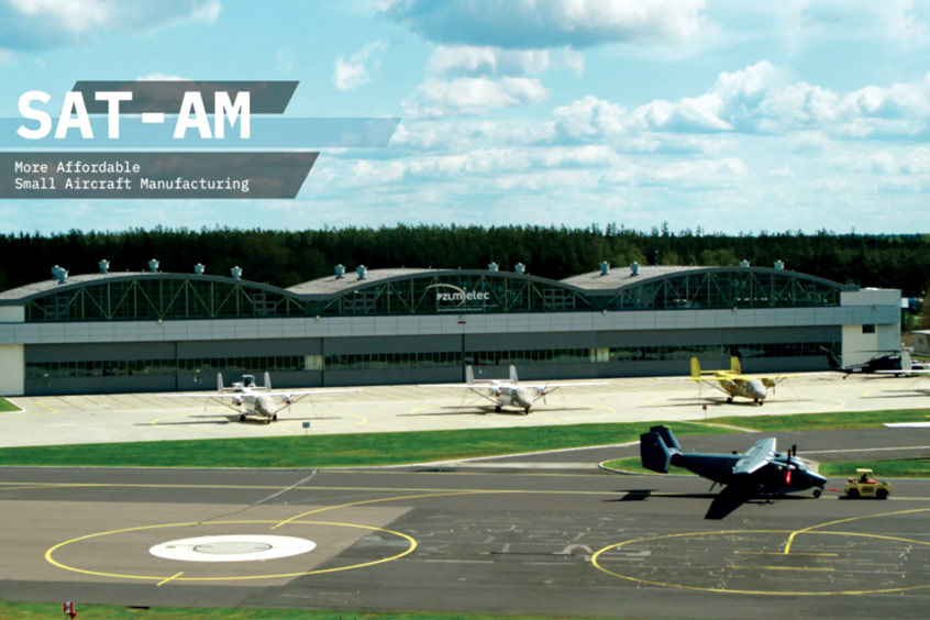 SAT-AM (More Affordable Small Aircraft Manufacturing) is a five-year project implemented under the Clean Sky 2 program financed by the European Commission.