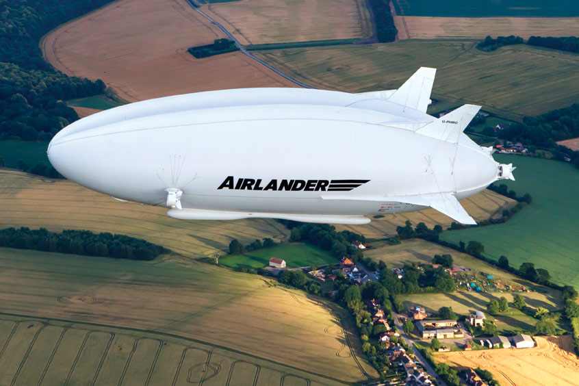 Hybrid Air Vehicles and the University of Sheffield Advanced Manufacturing Research Centre (AMRC) announce they will work together to develop research, innovation and training to deliver the Airlander 10. (Photo: Hybrid Air Vehicles)