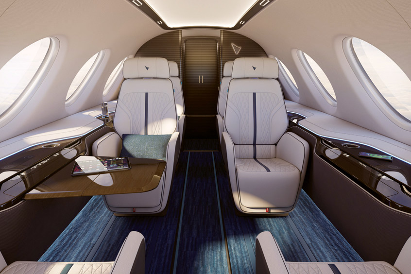 Eviation's Alice executive cabin design. (Photo: Eviation)