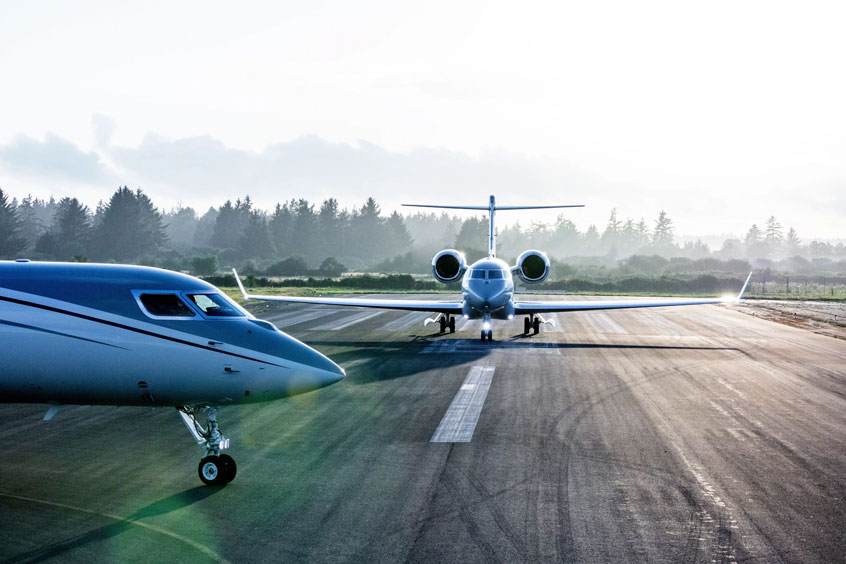 The Gulfstream G500 and Gulfstream G600 successfully demonstrated steep-approach landings into London City Airport in England,Lugano Airport and Sion Airport in Switzerland. (Photo: Gulfstream)