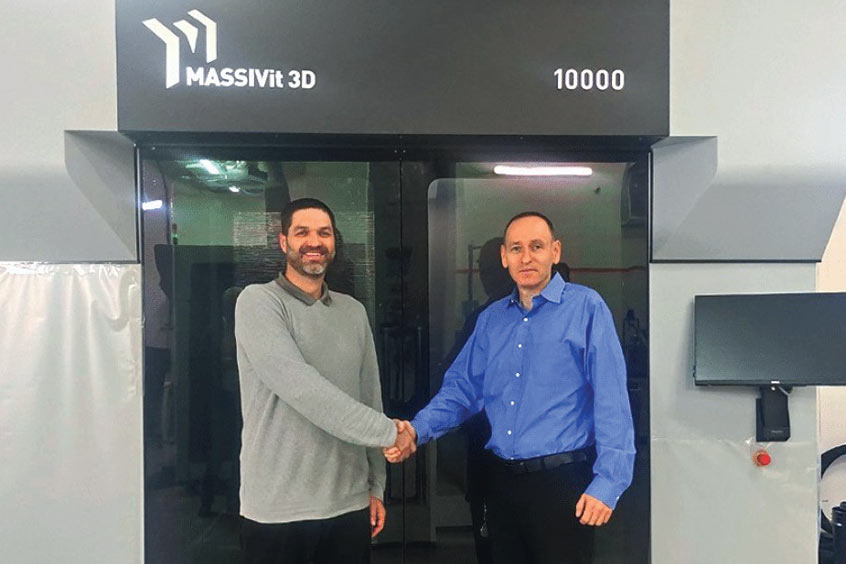 The Massivit 10000 printer will be used for producing moulds for the manufacture of composite (carbon and fibreglass) parts.