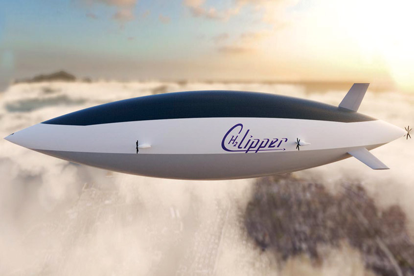 H2 Clipper's hydrogen-powered dirigible. (H2 Clipper)