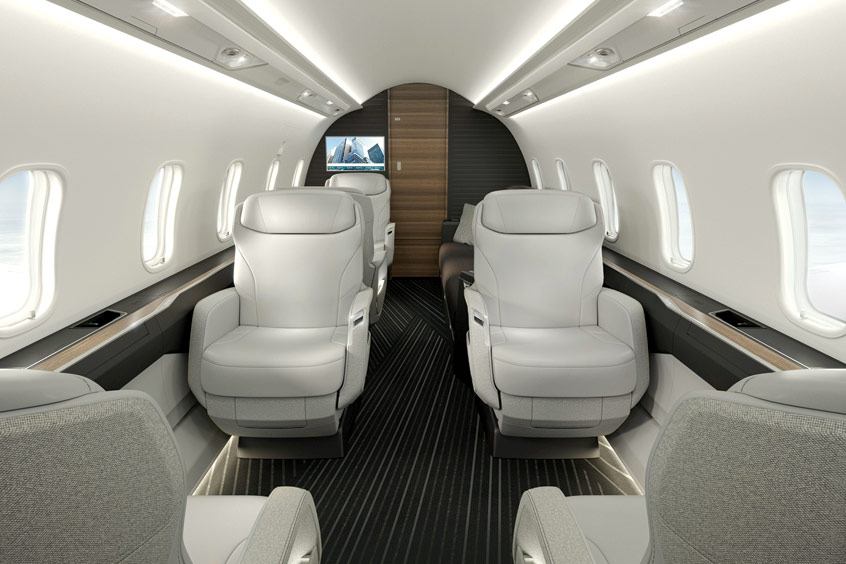FACC is now also responsible for the development and production of portions of the cabin interior of the new Challenger 3500. (Photo: Bombardier Inc.)