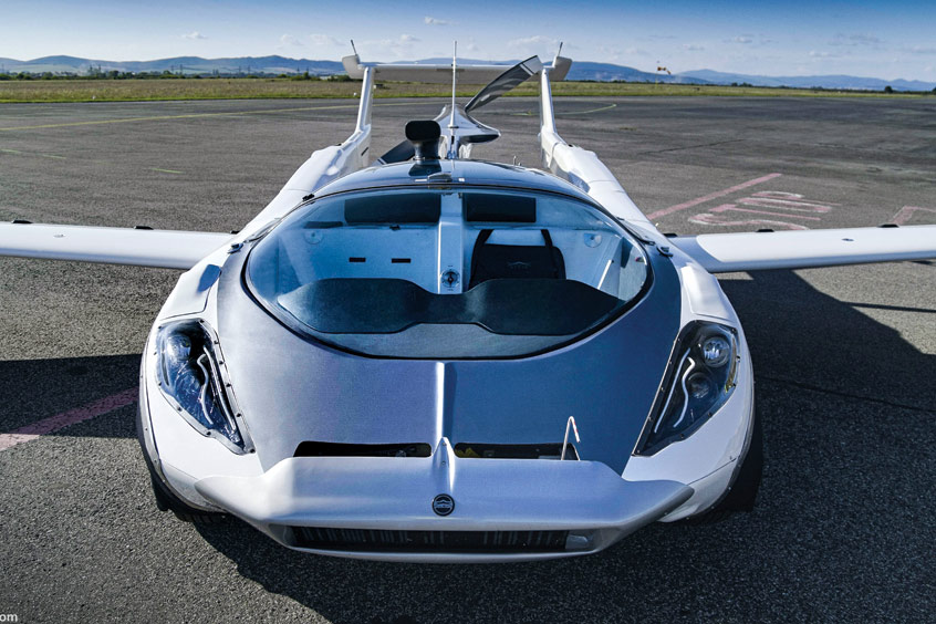 Civil Aviation Authority issues AirCar the Certificate of Airworthiness. (Photo: KleinVision)