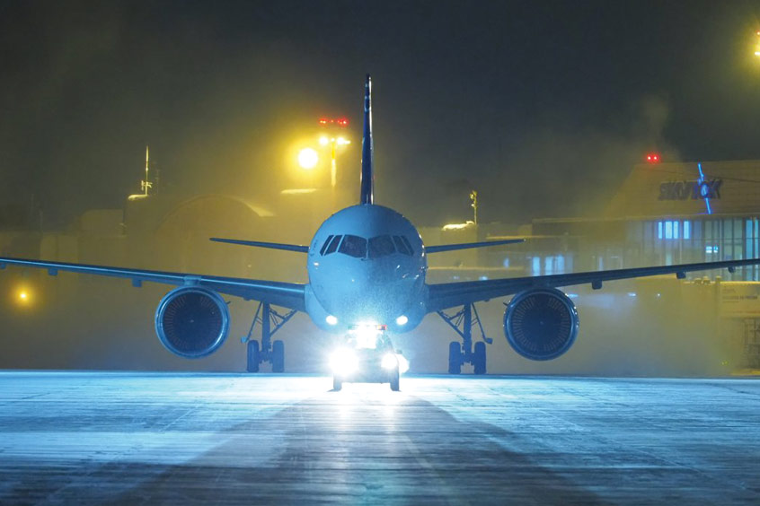 The MС-21-300 test aircraft took a flight on the Zhukovsky- Yakutsk route for testing in low temperature conditions. (Photo: UAC Russia)