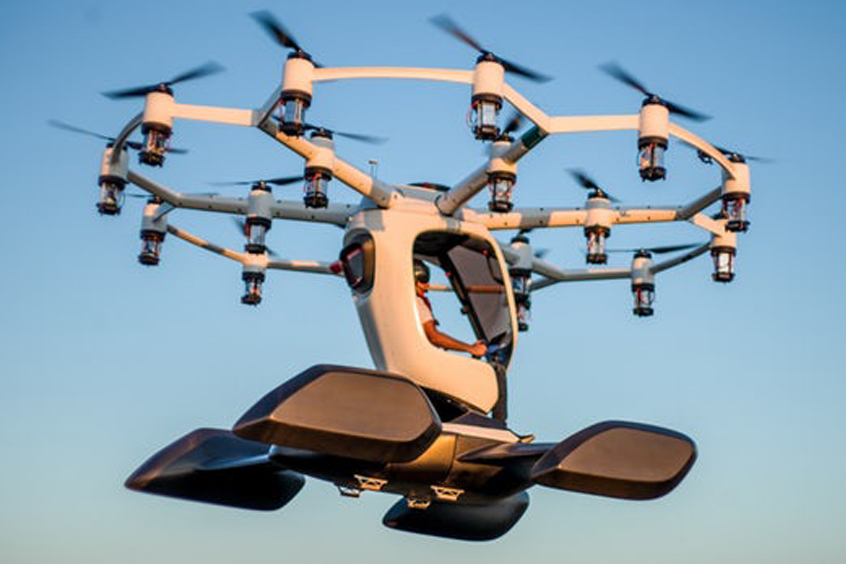 Hexa, Lift Aircraft’s electric personal flying machine.