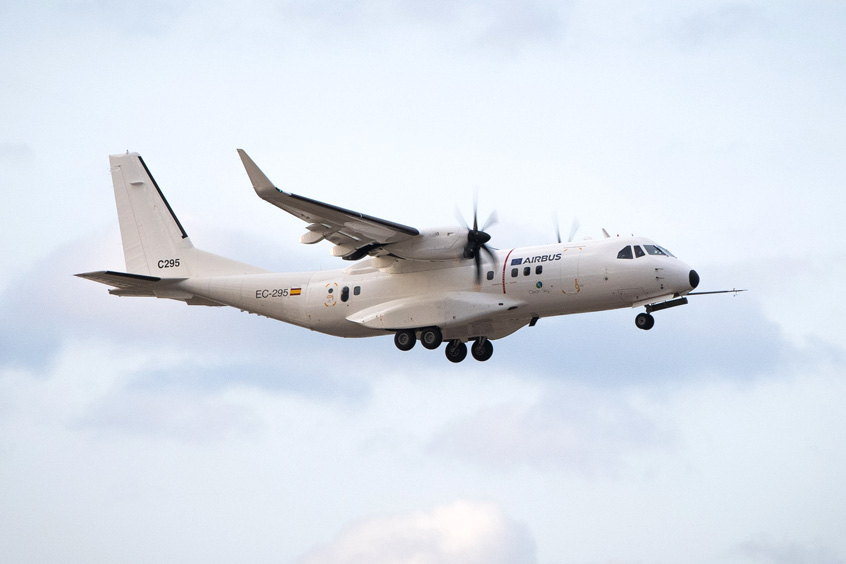 The C295 has successfully completed its first flight.
