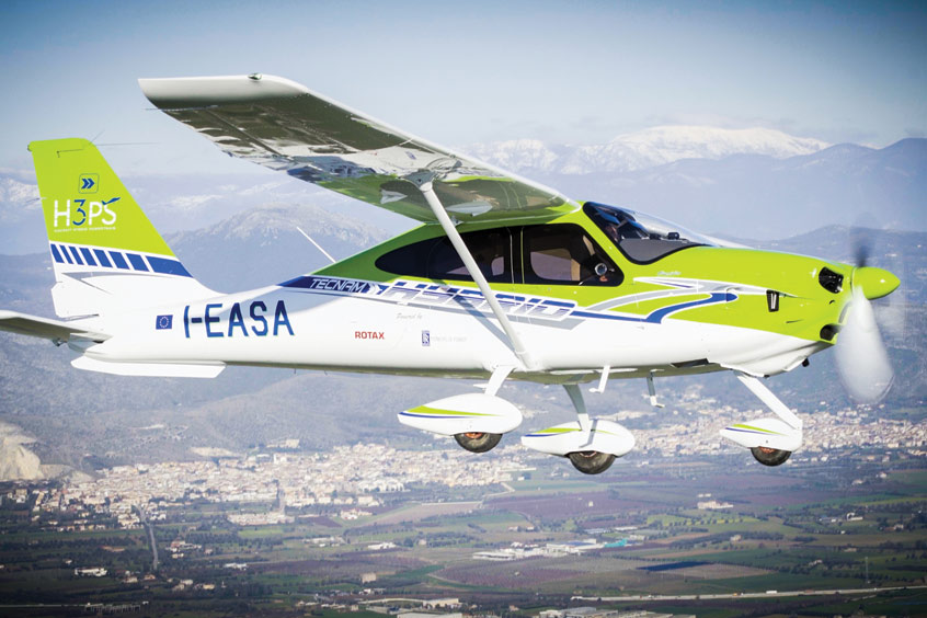 Tecnam P2010 H3PS is the first general aviation aircraft with a parallel hybrid configuration to take flight.