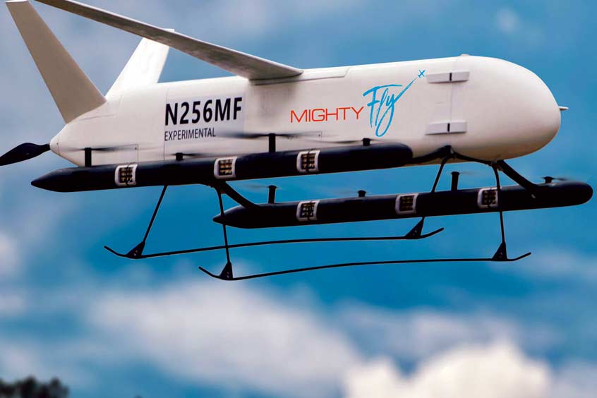 The MF-100 has successfully performed autonomous flights. (Photo: MightFly)