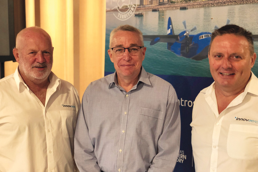 Amphibian Aerospace Industries (AAI) and Innovaero will establish the AAI’s Darwin Albatross G-111T aircraft factory in the Darwin Aerospace Manufacturing Precinct at the Darwin International airport. (Photo: Innovaero)