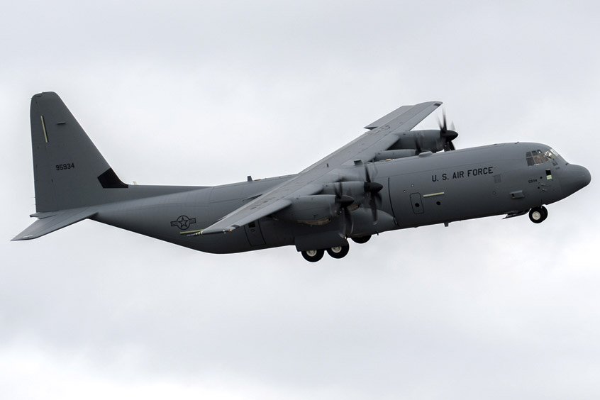 The 500th C-130J Super Hercules delivered by Lockheed Martin is a C-130J-30 airlifter operated by the West Virginia Air National Guard. (Photo: David Key, Lockheed Martin)