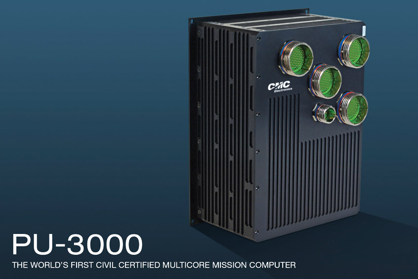 PU-3000 - the world's first civil certified multicore mission computer. (Photo: CNW Group/CMC Electronics)