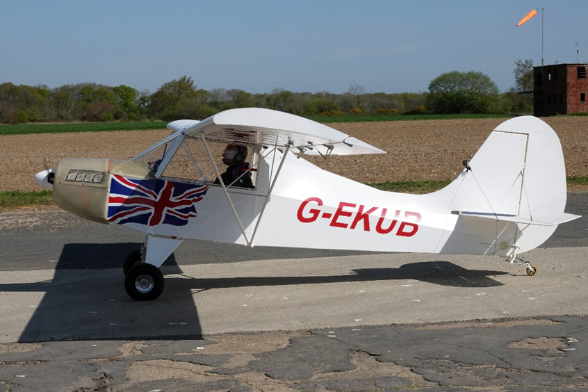 EnabEl is building two all-electric aeroplanes and the eKub flights will be followed by testing of a larger two-seat electric Skyranger Nynja aircraft.