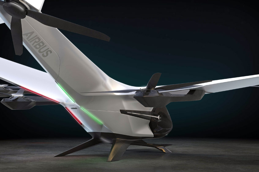 In September 2021 Airbus unveiled its fully electric eVTOL prototype, CityAirbus NextGen.