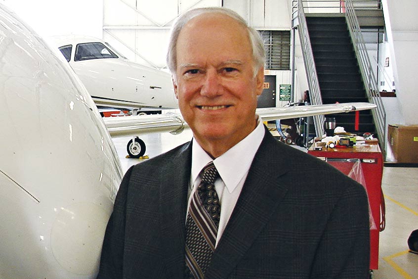 Departing Central Flying Service CEO Richard Holbert. The company has been family-owned for over 80 years.