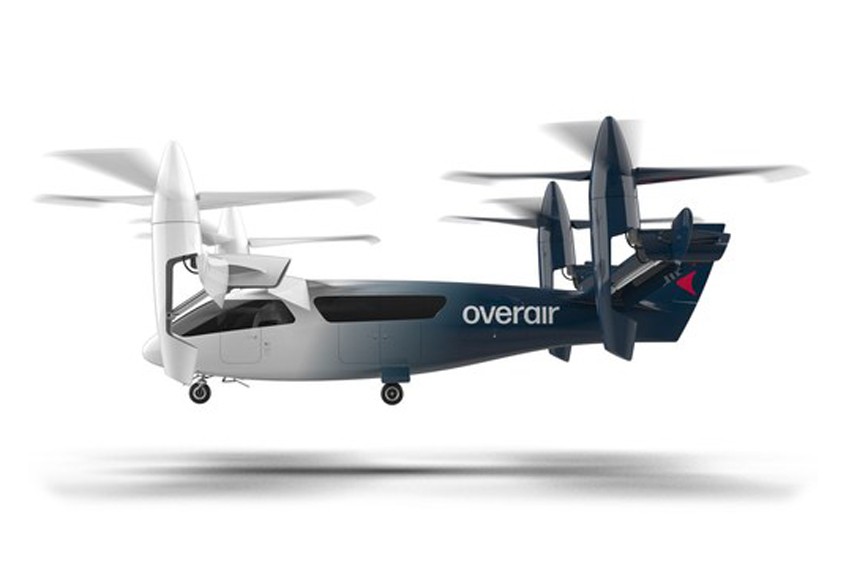 Overair's Butterfly prototype with Toray T1100/3960 carbon fiber/epoxy prepreg. The prepreg provides high stiffness and strength for its airframe and propulsion units.