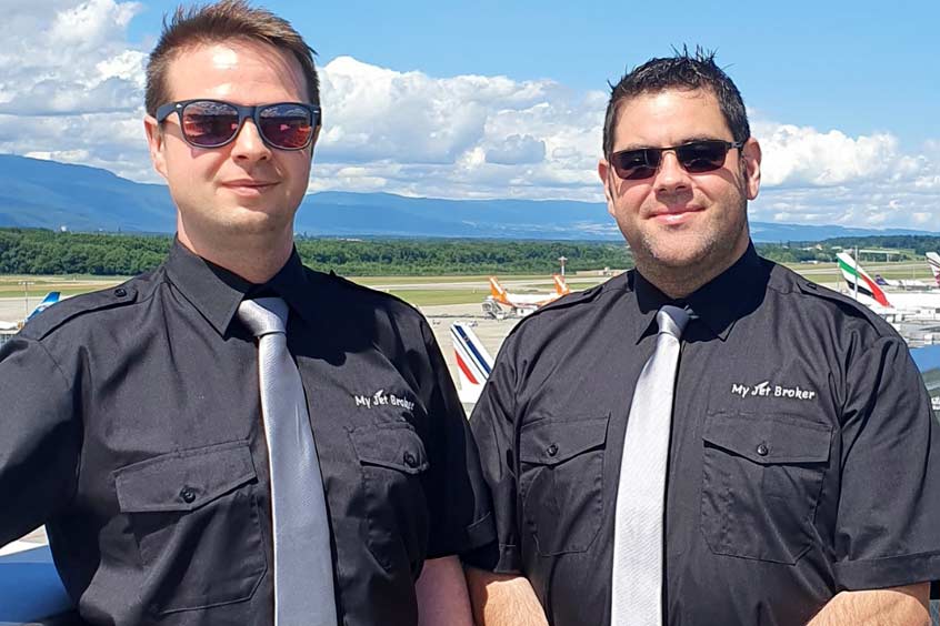 Operations director Matt Ryan-Coles and president Craig Richardson.