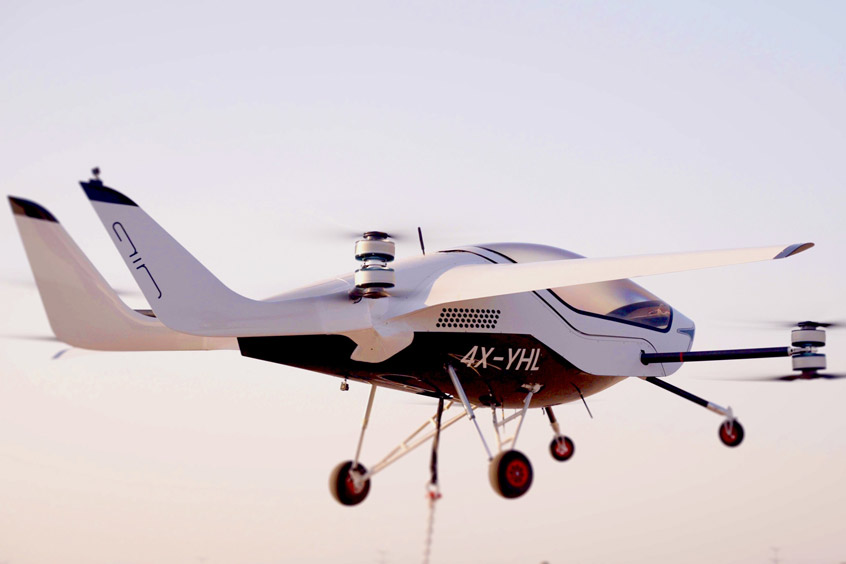 Full-scale AIR ONE prototype completes successful hover test