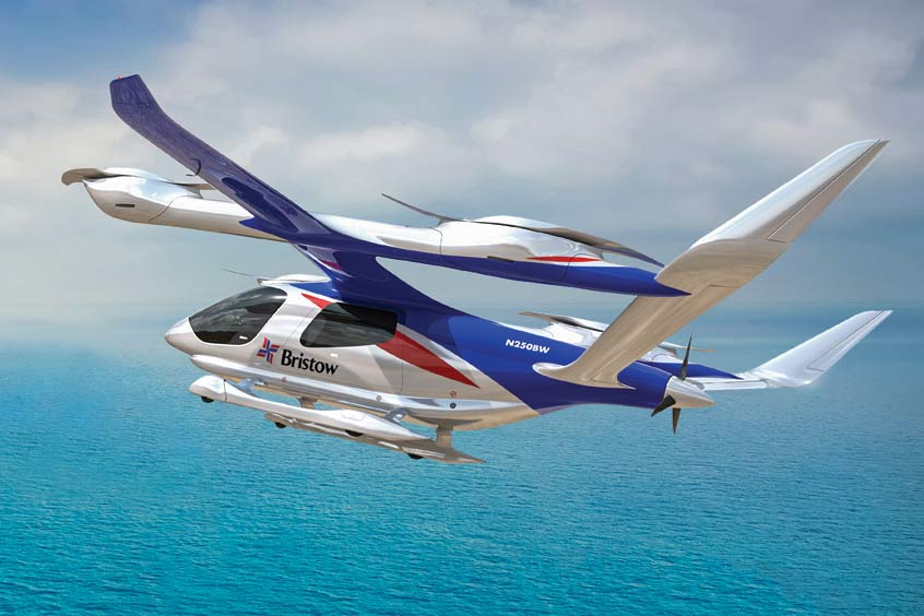 Bristow has placed a firm order for five Alia aircraft with an option for up to 50 more.