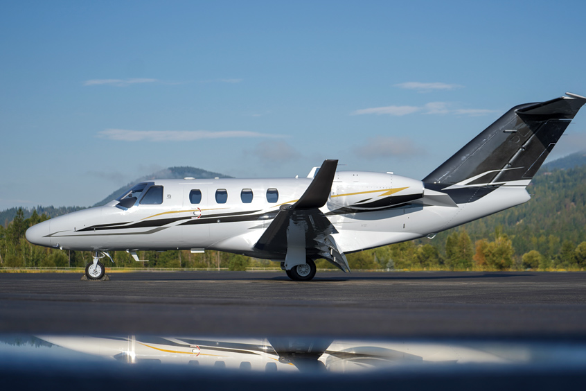 Not only does the owner think the aircraft looks amazing with the Tamarack winglets, but the fuel savings and range increase are attractive too.