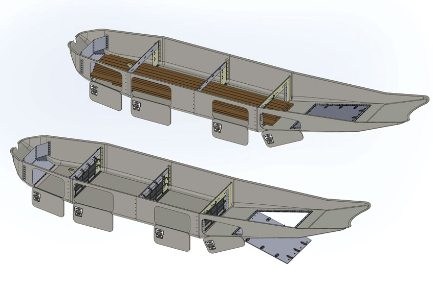 The Cessna 208B Caravan cargo pod design for longer payloads and greater hauling flexibility.