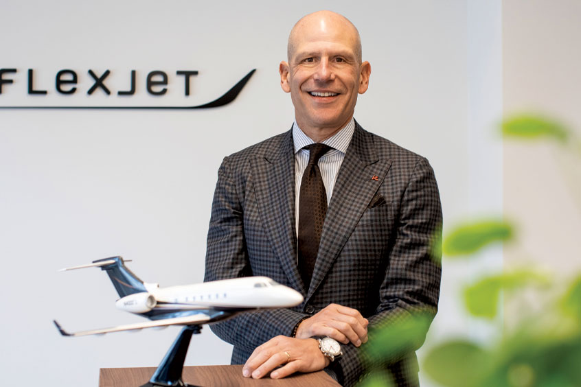 Flexjet chief executive officer Michael Silvestro.