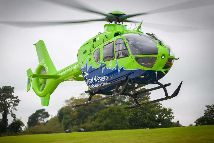 GWAAC will be leasing the EC135 T2+, known as Helimed 65, from Babcock for another five years.
