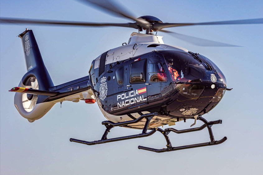 Two H135s will be operated by Spain's National Police and the Guardia Civil.